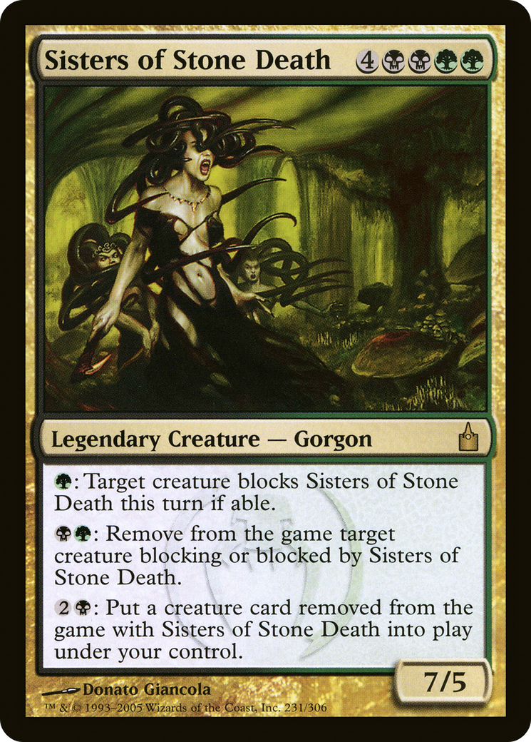 Sisters of Stone Death (RAV-231) [Ravnica: City of Guilds] Foil