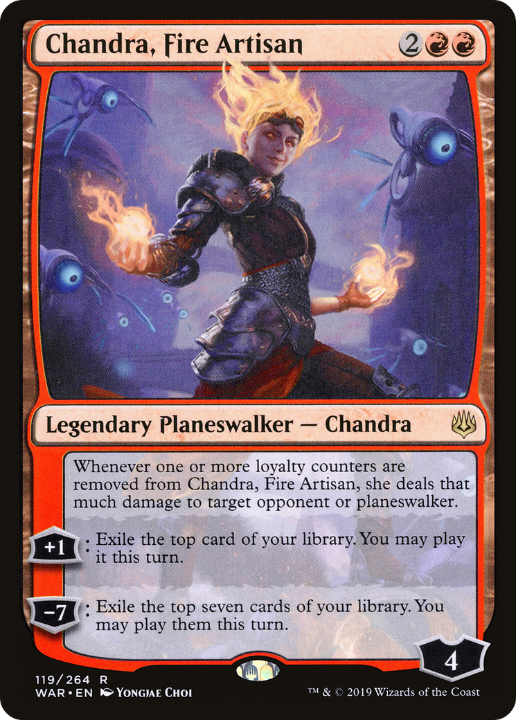 Chandra, Fire Artisan (WAR-119) [War of the Spark]