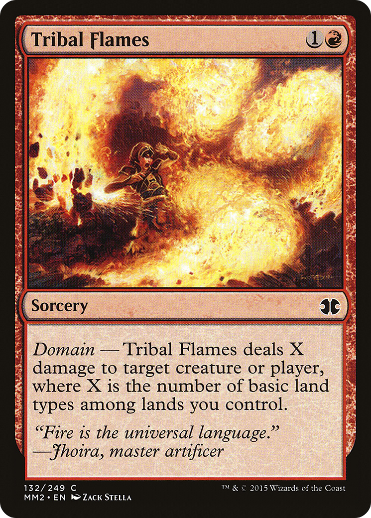 Tribal Flames (MM2-132) [Modern Masters 2015]
