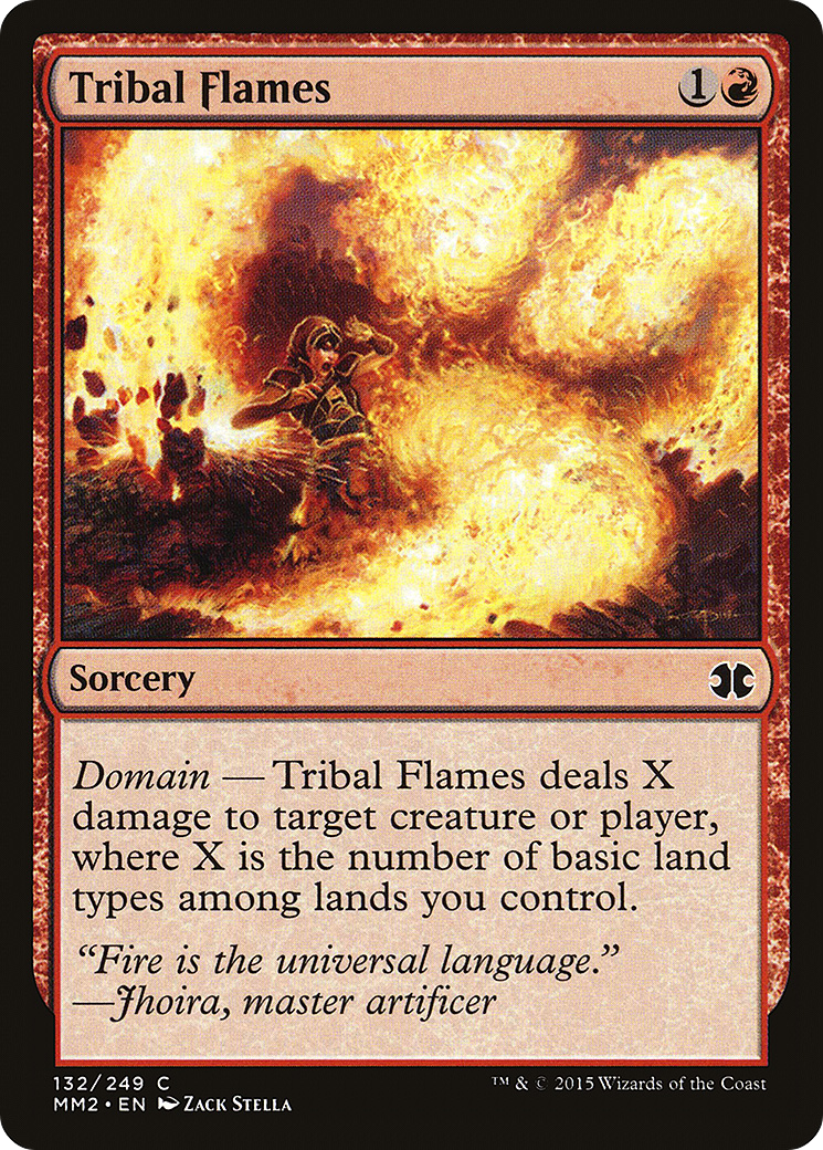 Tribal Flames (MM2-132) [Modern Masters 2015]