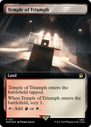 Temple of Triumph (WHO-1121) [Doctor Who]: (Extended Art) Foil