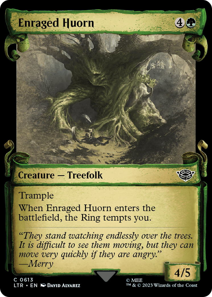Enraged Huorn (Showcase Scrolls) (LTR-613) [The Lord of the Rings: Tales of Middle-earth]