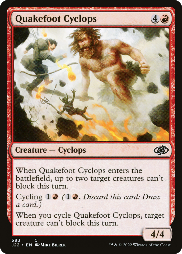 Quakefoot Cyclops (J22-583) [Jumpstart 2022]