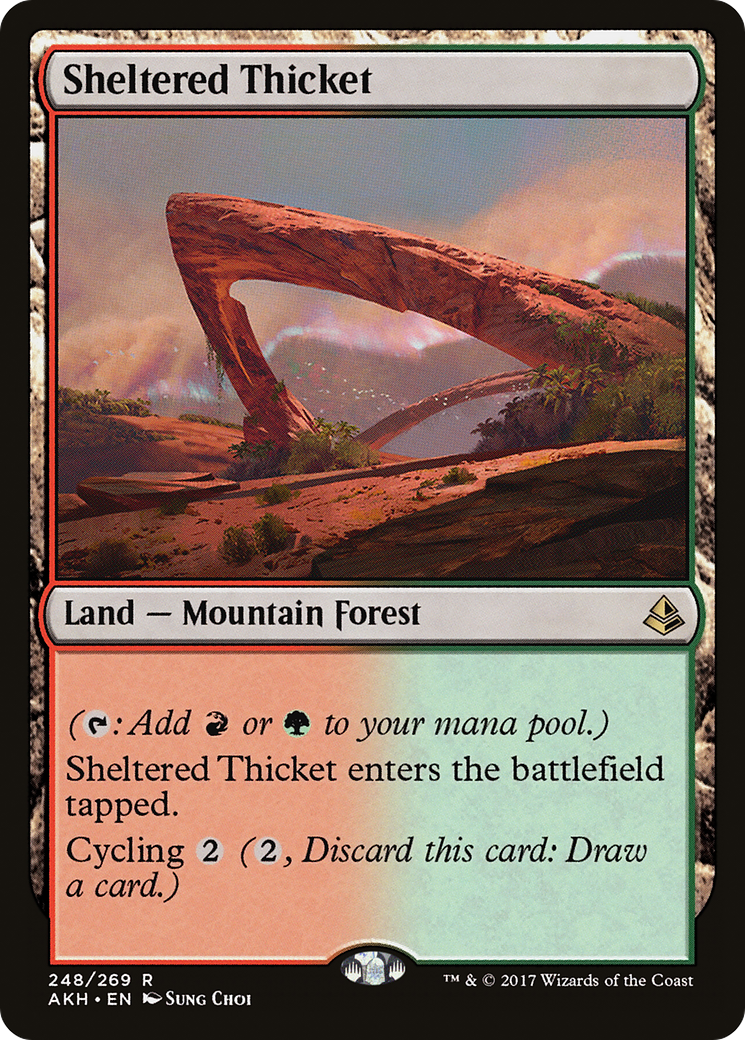 Sheltered Thicket (AKH-248) [Amonkhet]