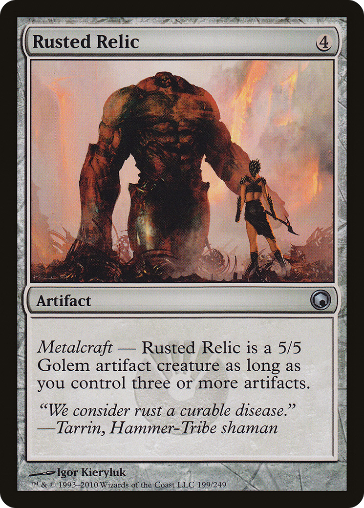 Rusted Relic (SOM-199) [Scars of Mirrodin]