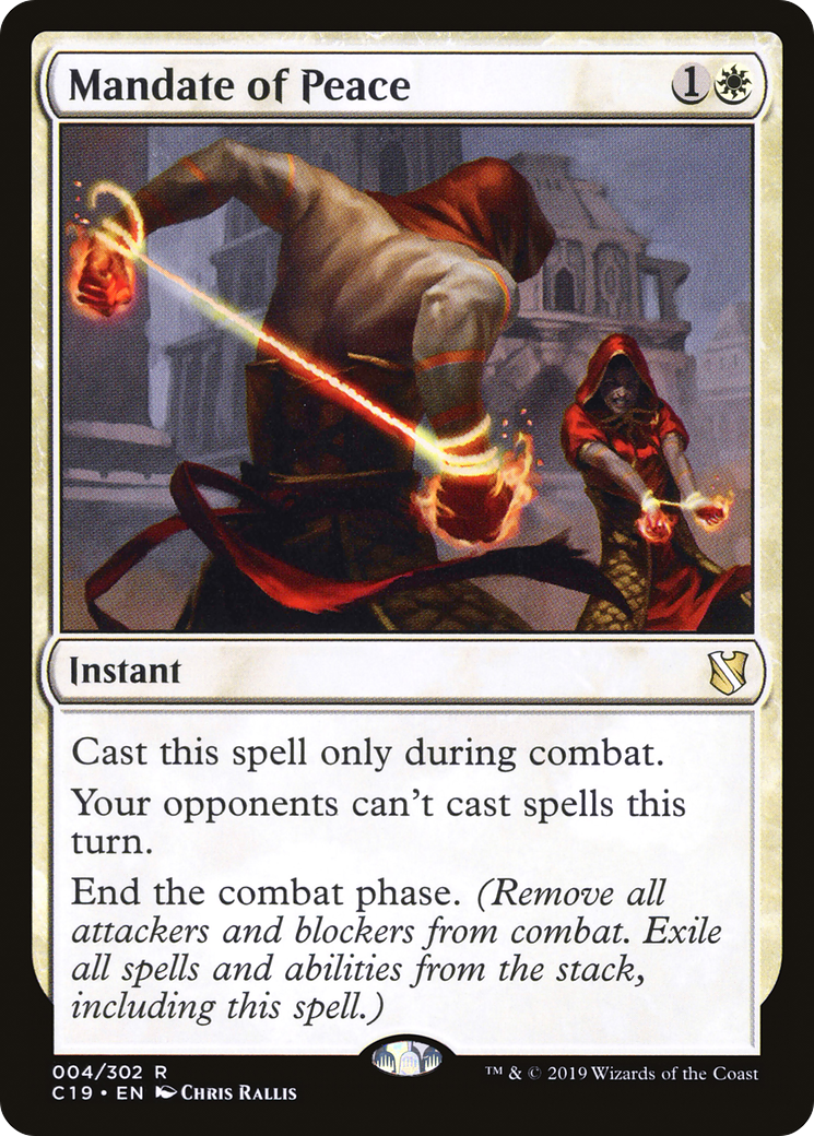 Mandate of Peace (C19-004) [Commander 2019]