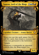Sauron, Lord of the Rings (LTC-478) [Tales of Middle-earth Commander]: (Showcase)