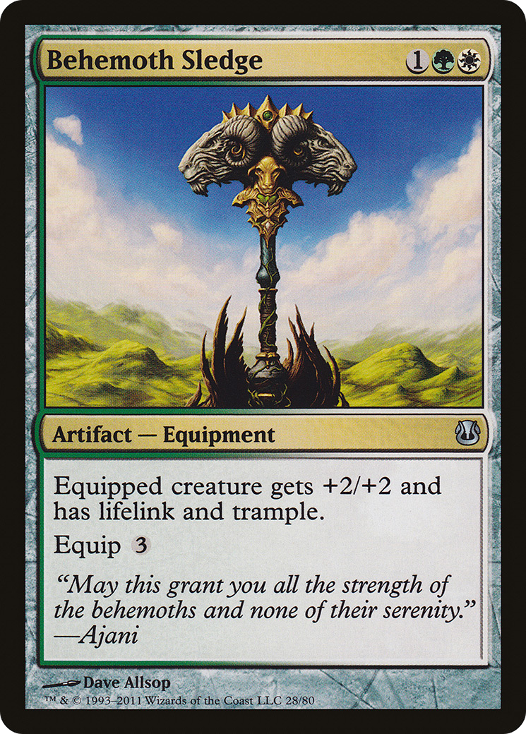 Behemoth Sledge (DDH-028) [Duel Decks: Ajani vs. Nicol Bolas]