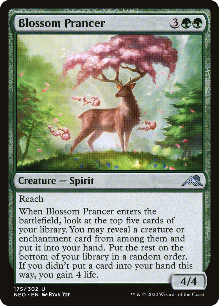 Blossom Prancer (NEO-175) [Kamigawa: Neon Dynasty]