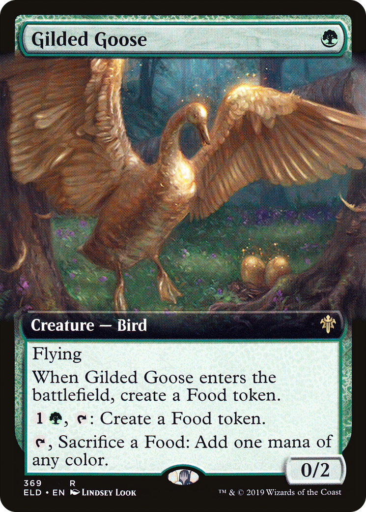Gilded Goose (Extended Art) (ELD-369) [Throne of Eldraine]