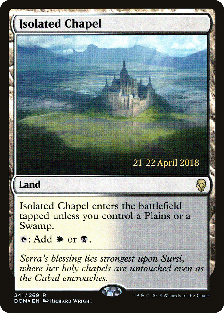 Isolated Chapel (PRE-241S) [Dominaria Promos] Foil