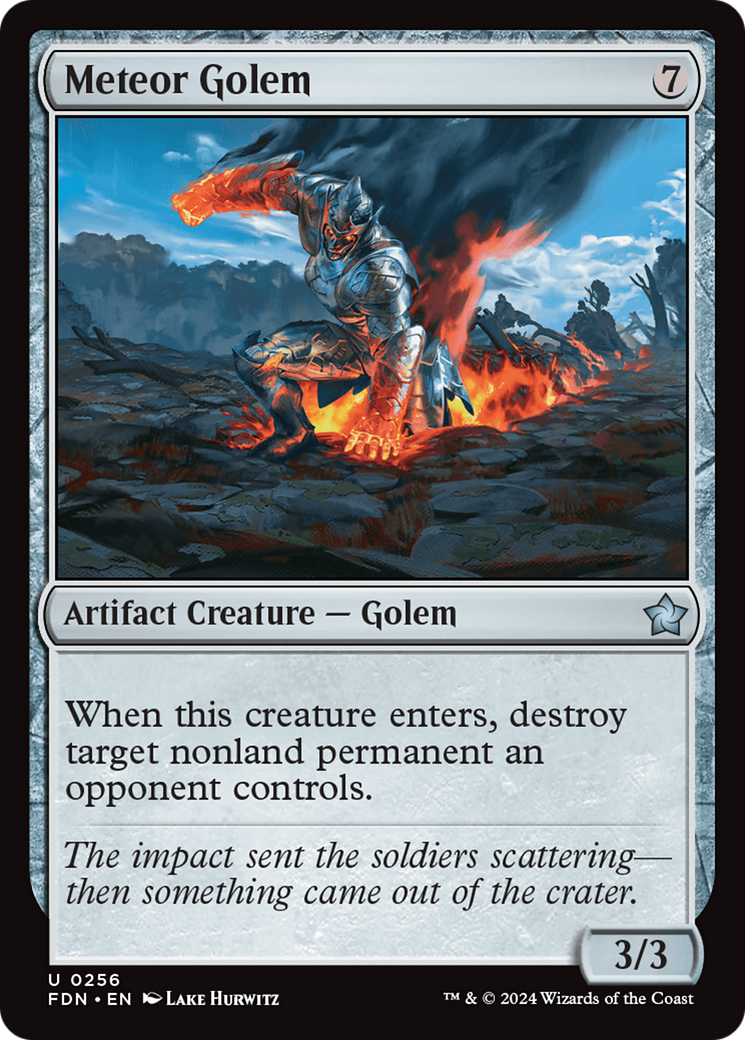Meteor Golem (FDN-256) [Foundations]