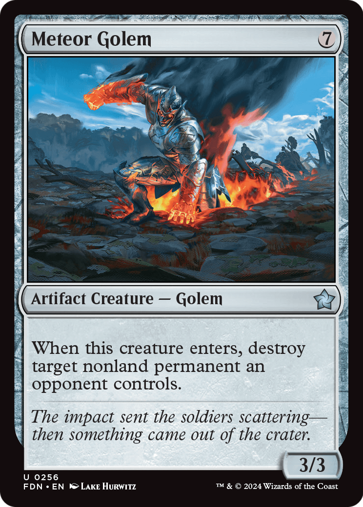 Meteor Golem (FDN-256) [Foundations]