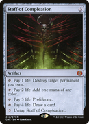 Staff of Compleation (ONE-242) [Phyrexia: All Will Be One] Foil