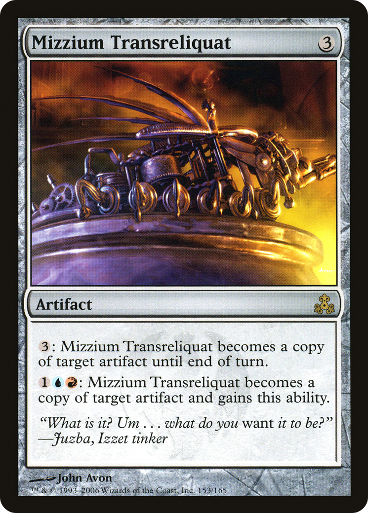 Mizzium Transreliquat (GPT-153) [Guildpact] Foil