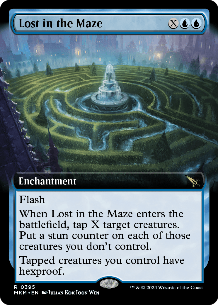 Lost in the Maze (Extended Art) (MKM-395) [Murders at Karlov Manor] Foil