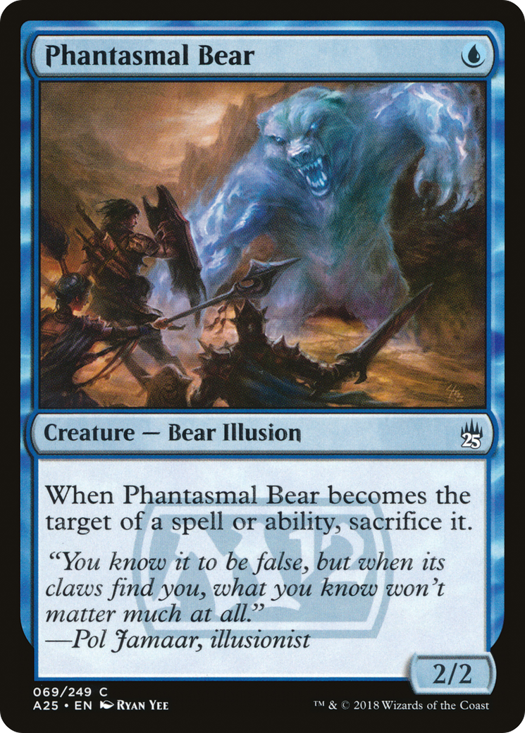 Phantasmal Bear (A25-069) [Masters 25] Foil