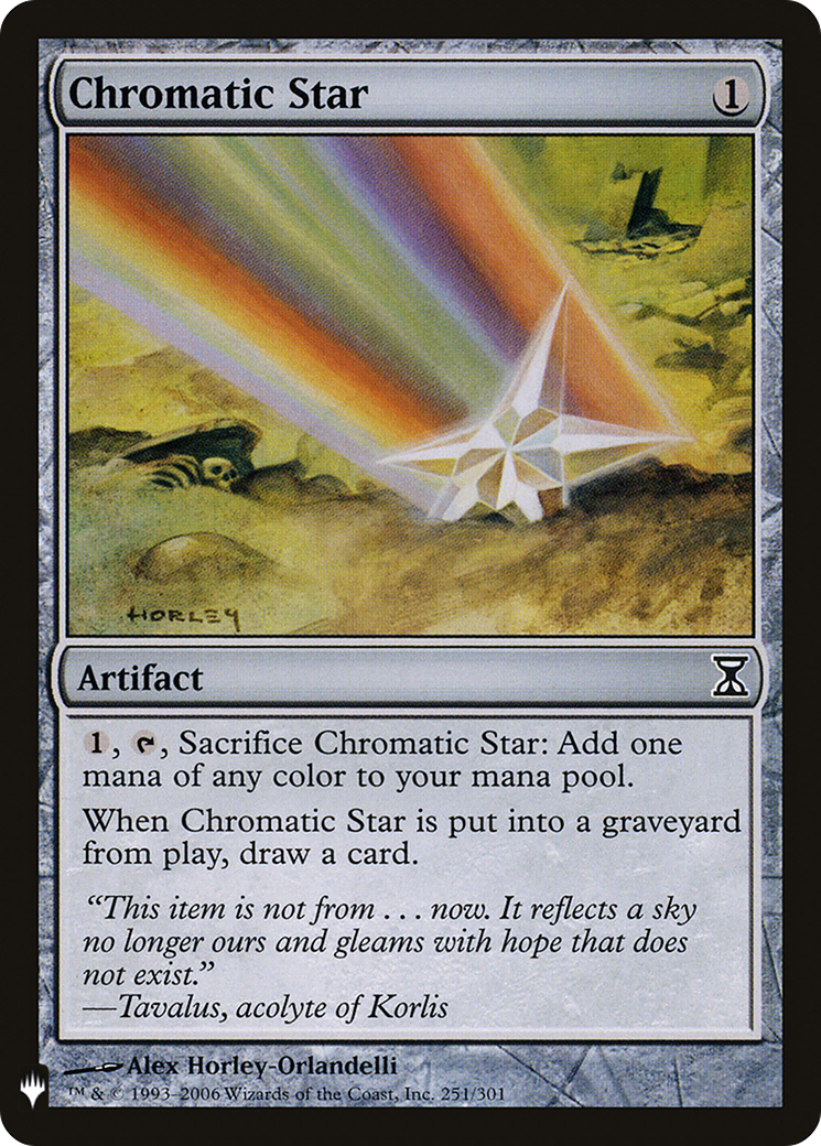 Chromatic Star (LIST-TSP-251) [The List]