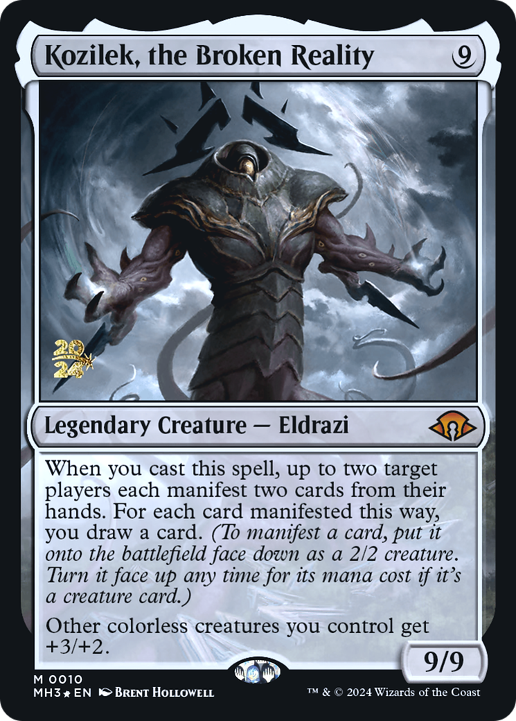 Kozilek, the Broken Reality (PRE-10S) [Modern Horizons 3 Promos] Foil