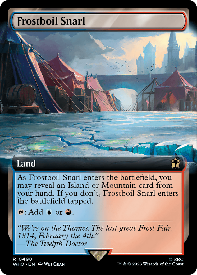 Frostboil Snarl (WHO-498) [Doctor Who]: (Extended Art) Foil