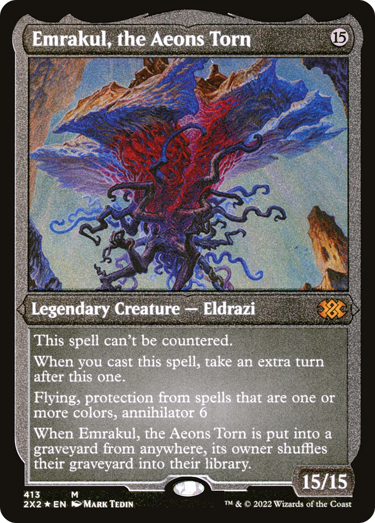 Emrakul, the Aeons Torn (Foil Etched) (2X2-413) [Double Masters 2022] Foil
