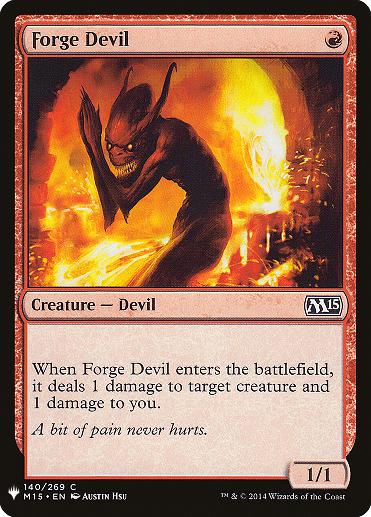 Forge Devil (LIST-M15-140) [The List]