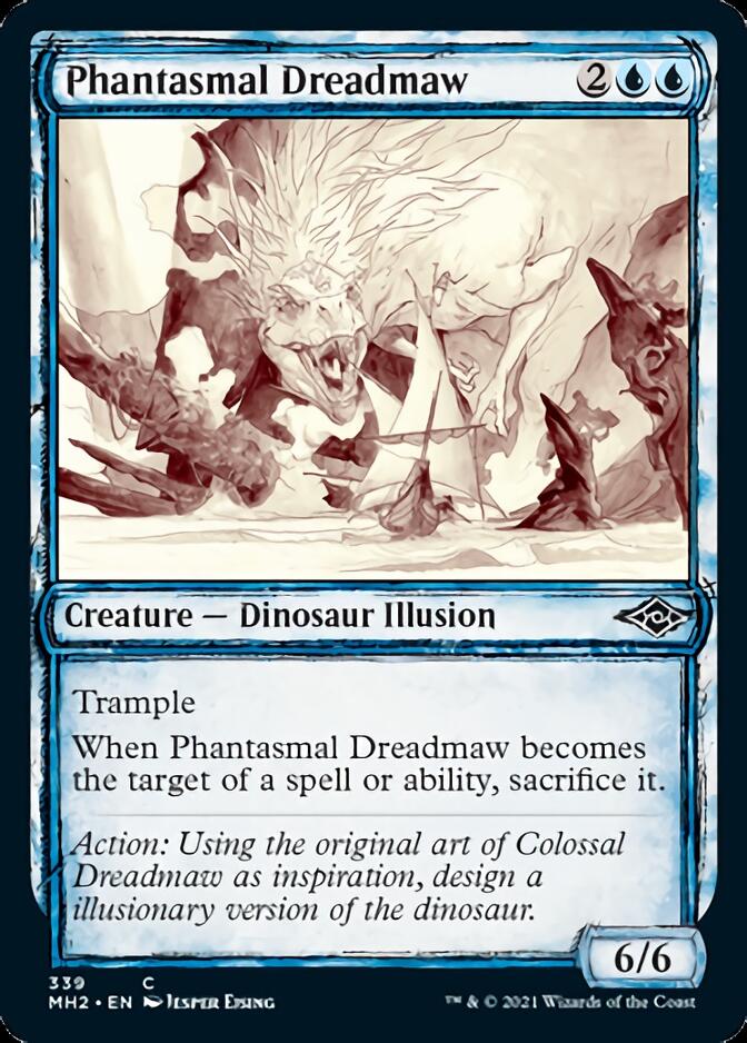 Phantasmal Dreadmaw (MH2-339) [Modern Horizons 2]: (Showcase)