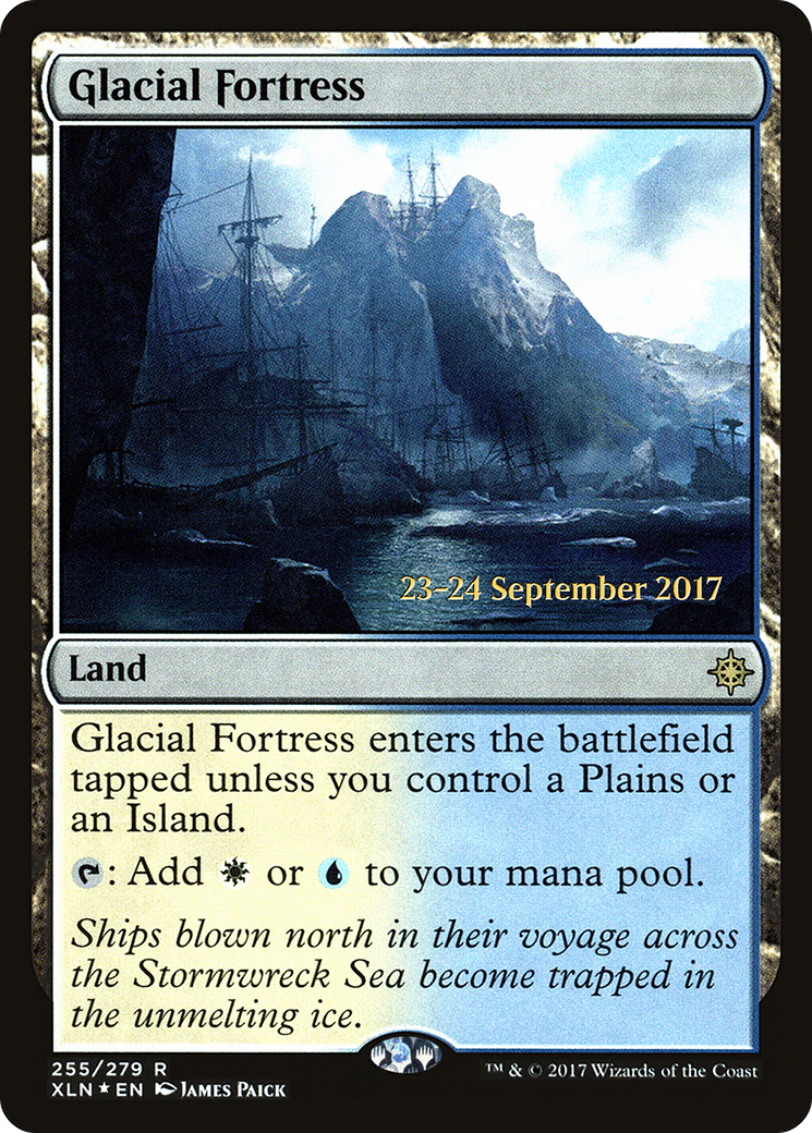Glacial Fortress (PRE-255S) [Ixalan Promos] Foil