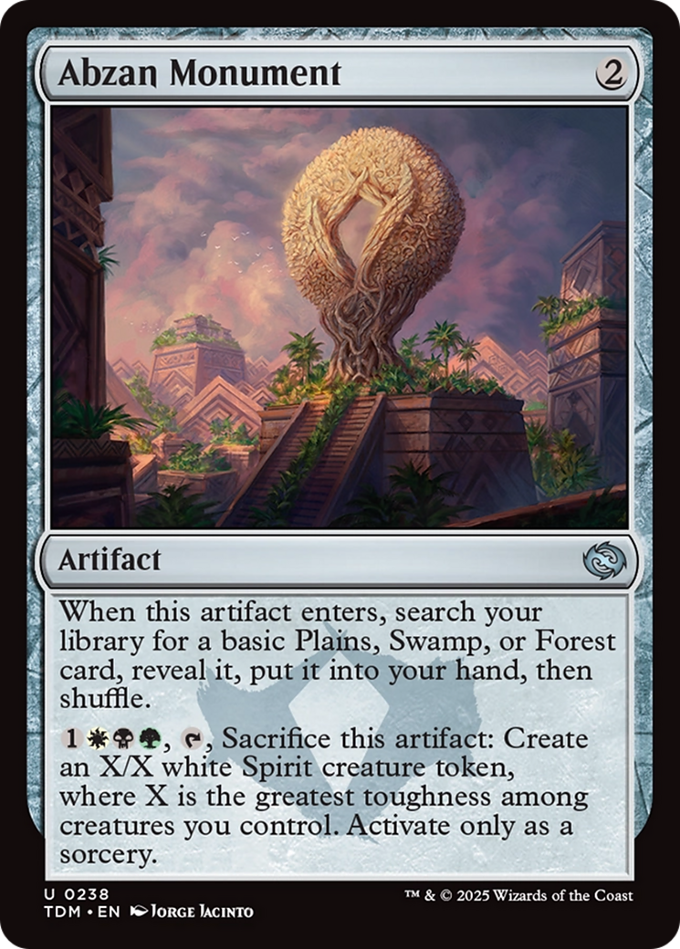 Abzan Monument (TDM-238) [Tarkir: Dragonstorm] Foil