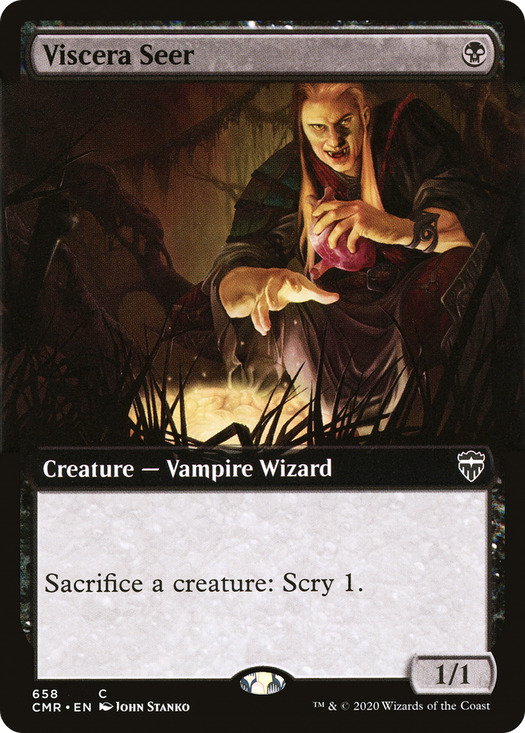 Viscera Seer (CMR-658) [Commander Legends]: (Extended Art) Foil