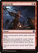 Critical Hit (AFR-137) [Adventures in the Forgotten Realms]