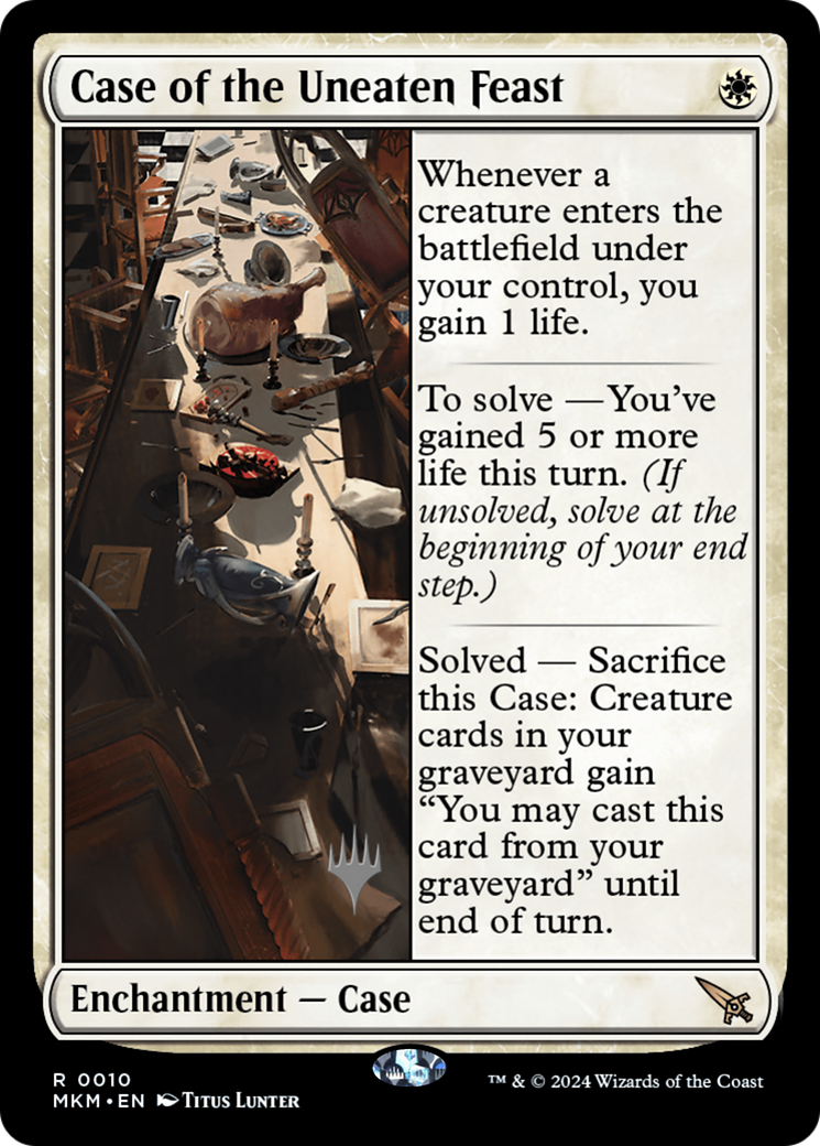 Case of the Uneaten Feast (PPMKM-10P) [Murders at Karlov Manor Promos] Foil