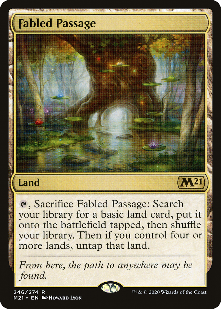 Fabled Passage (M21-246) [Core Set 2021] Foil
