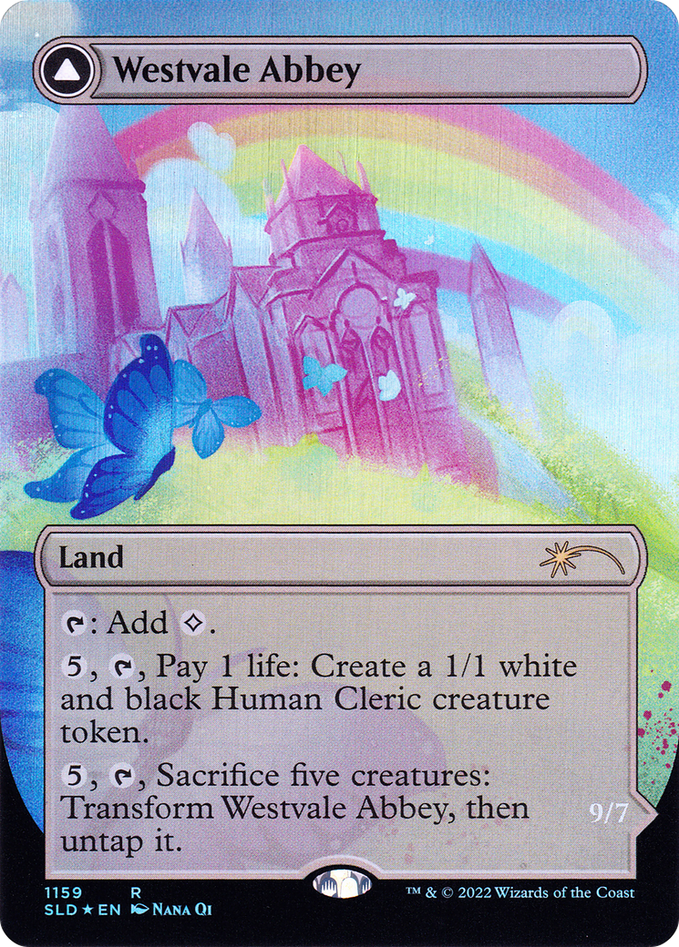 Westvale Abbey (SLD-1159) (Borderless) [Secret Lair Drop] Foil