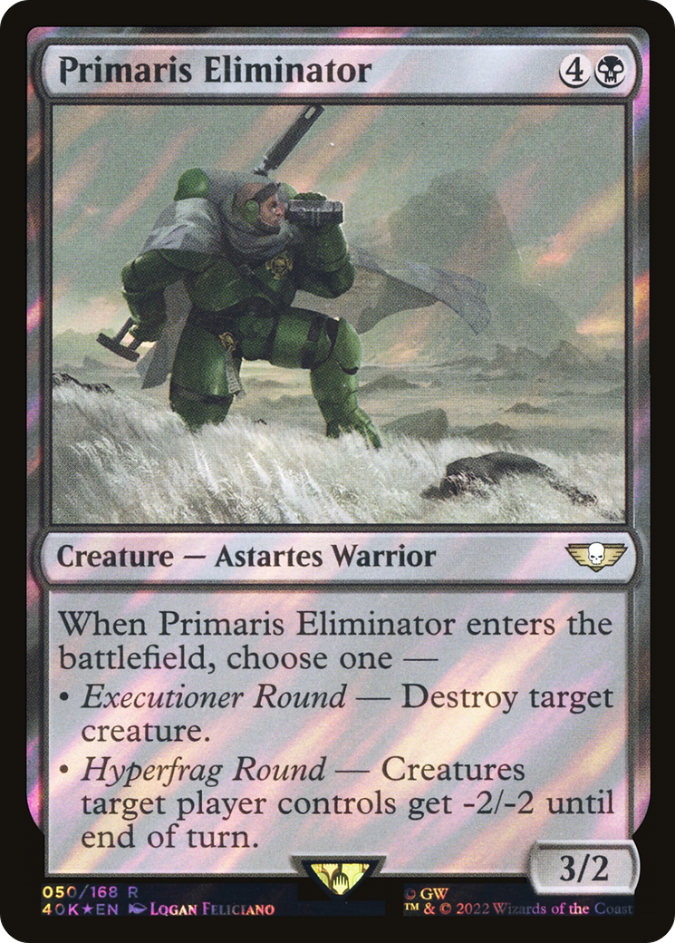 Primaris Eliminator (Surge Foil) (40K-050) [Warhammer 40,000 Commander] Foil