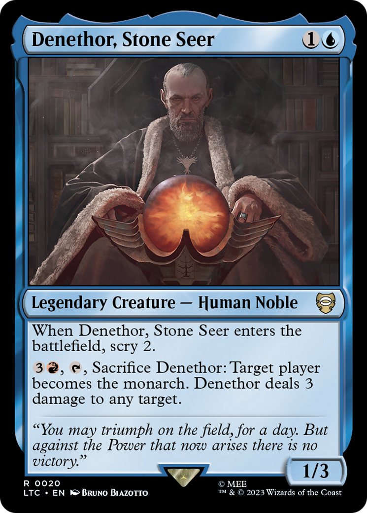 Denethor, Stone Seer (LTC-020) [Tales of Middle-earth Commander]