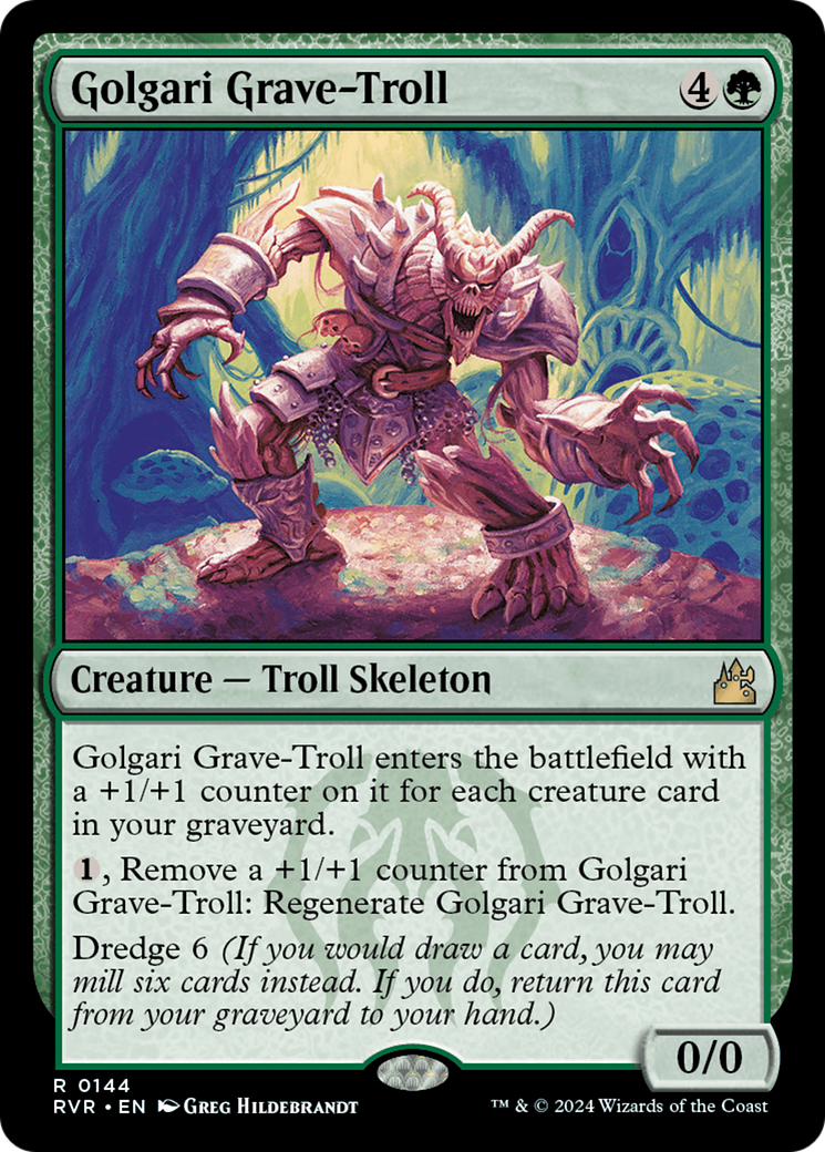 Golgari Grave-Troll (RVR-144) [Ravnica Remastered]
