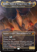 Rodan, Titan of Winged Fury - Vadrok, Apex of Thunder (IKO-383) (Borderless) [Ikoria: Lair of Behemoths]