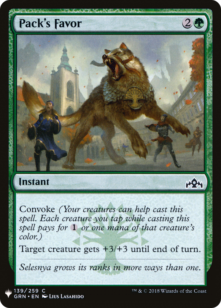 Pack's Favor (LIST-GRN-139) [The List]