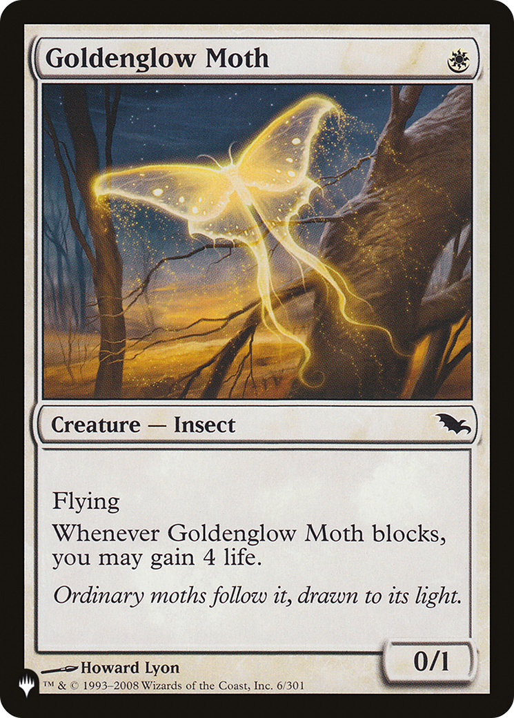 Goldenglow Moth (LIST-SHM-6) [The List]