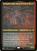 Rohgahh, Kher Keep Overlord (Foil Etched) (DMC-063) [Dominaria United Commander] Foil