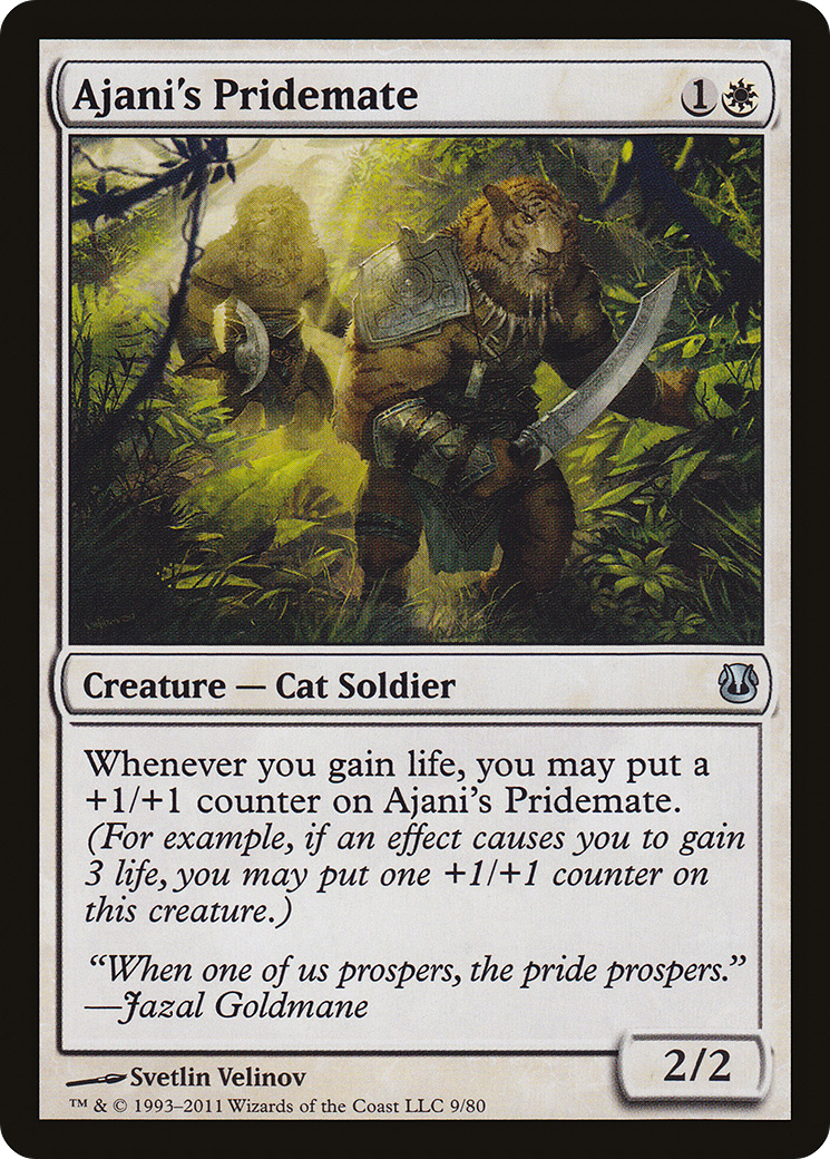 Ajani's Pridemate (DDH-009) [Duel Decks: Ajani vs. Nicol Bolas]