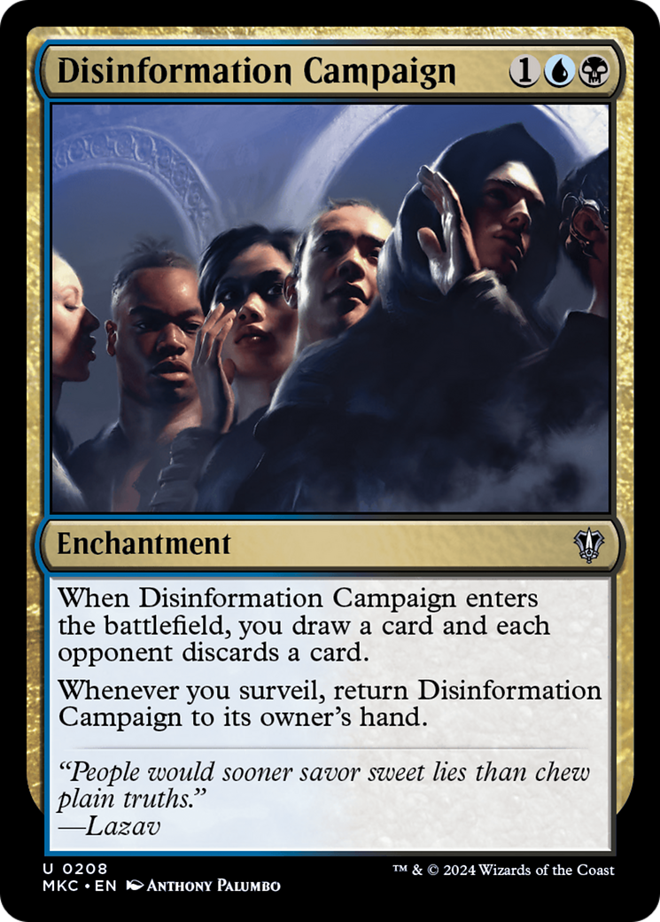 Disinformation Campaign (MKC-208) [Murders at Karlov Manor Commander]