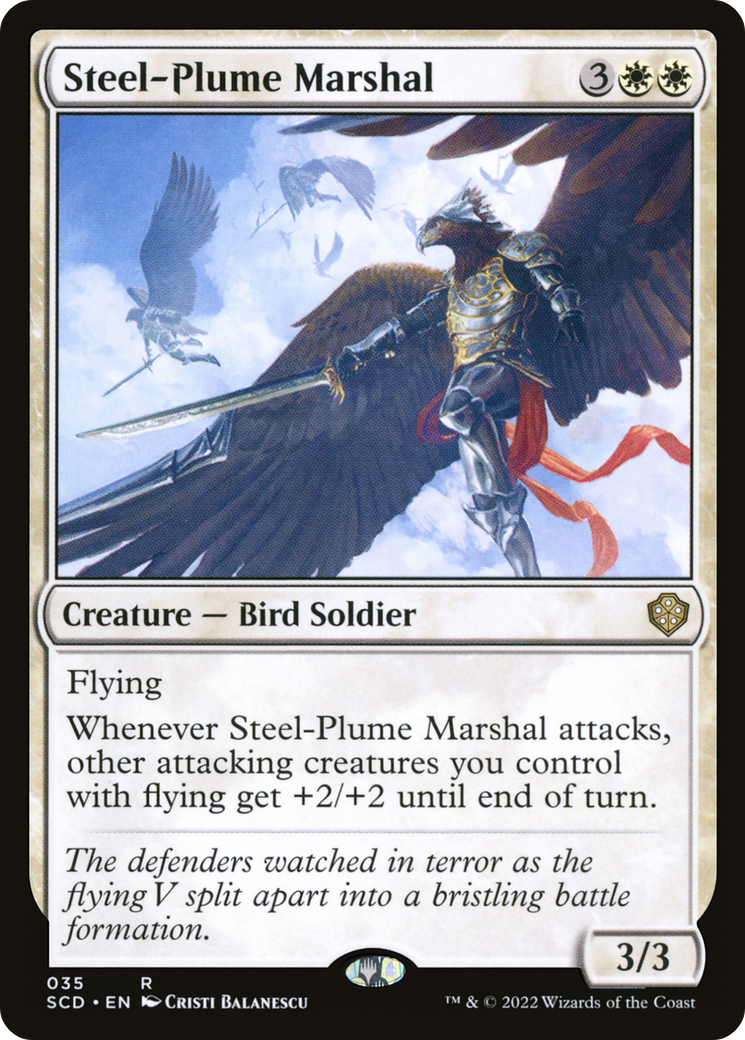 Steel-Plume Marshal (SCD-035) [Starter Commander Decks]