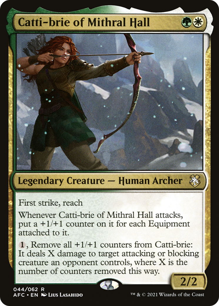 Catti-brie of Mithral Hall (AFC-044) [Forgotten Realms Commander]