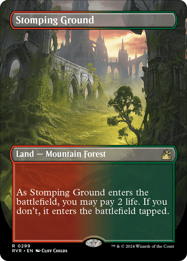 Stomping Ground (RVR-299) [Ravnica Remastered] (Borderless)