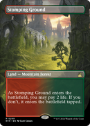 Stomping Ground (Borderless) (RVR-299) [Ravnica Remastered] Foil