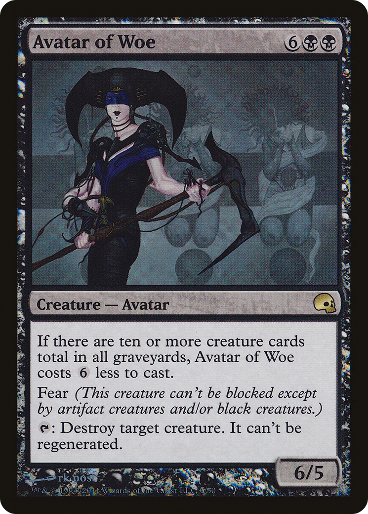 Avatar of Woe (GRV-006) [Premium Deck Series: Graveborn] Foil