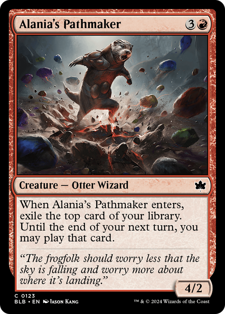Alania's Pathmaker (BLB-123) [Bloomburrow]