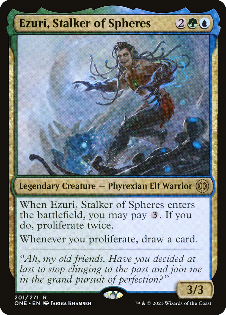 Ezuri, Stalker of Spheres (ONE-201) [Phyrexia: All Will Be One]